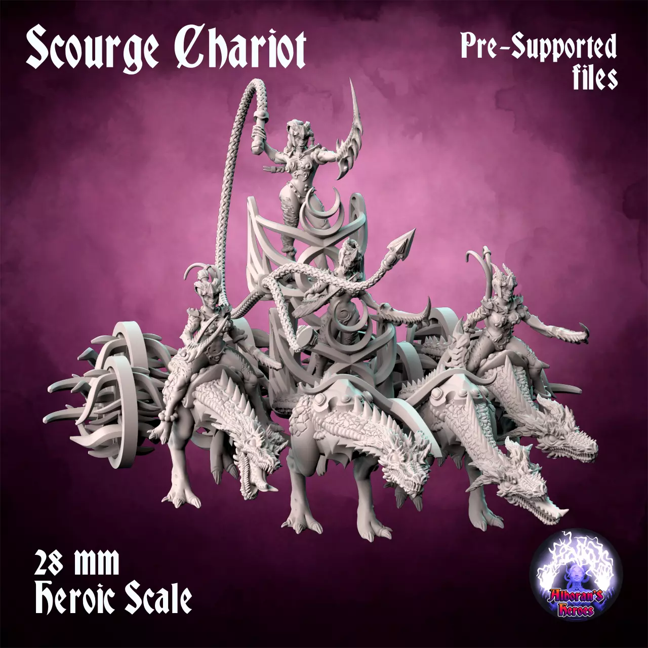 Scourge Chariot - Cavalcade of death 3D print model_0