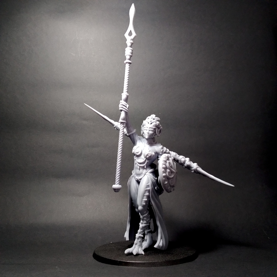 Champion Lord- Scourge Daemon - Multiple weapon options 3D print model_9