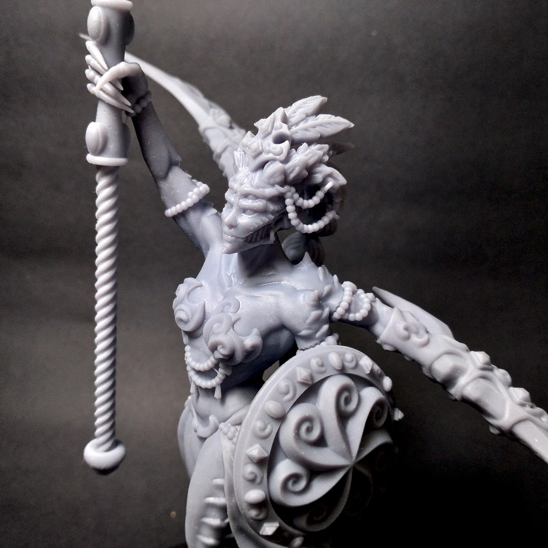 Champion Lord- Scourge Daemon - Multiple weapon options 3D print model_16