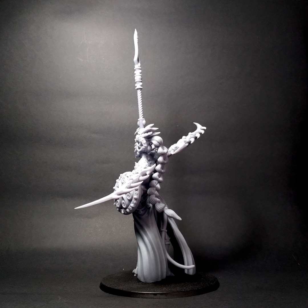 Champion Lord- Scourge Daemon - Multiple weapon options 3D print model_11