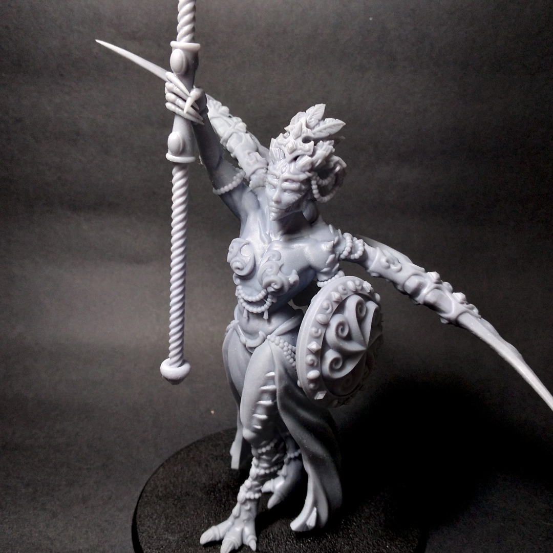 Champion Lord- Scourge Daemon - Multiple weapon options 3D print model_15