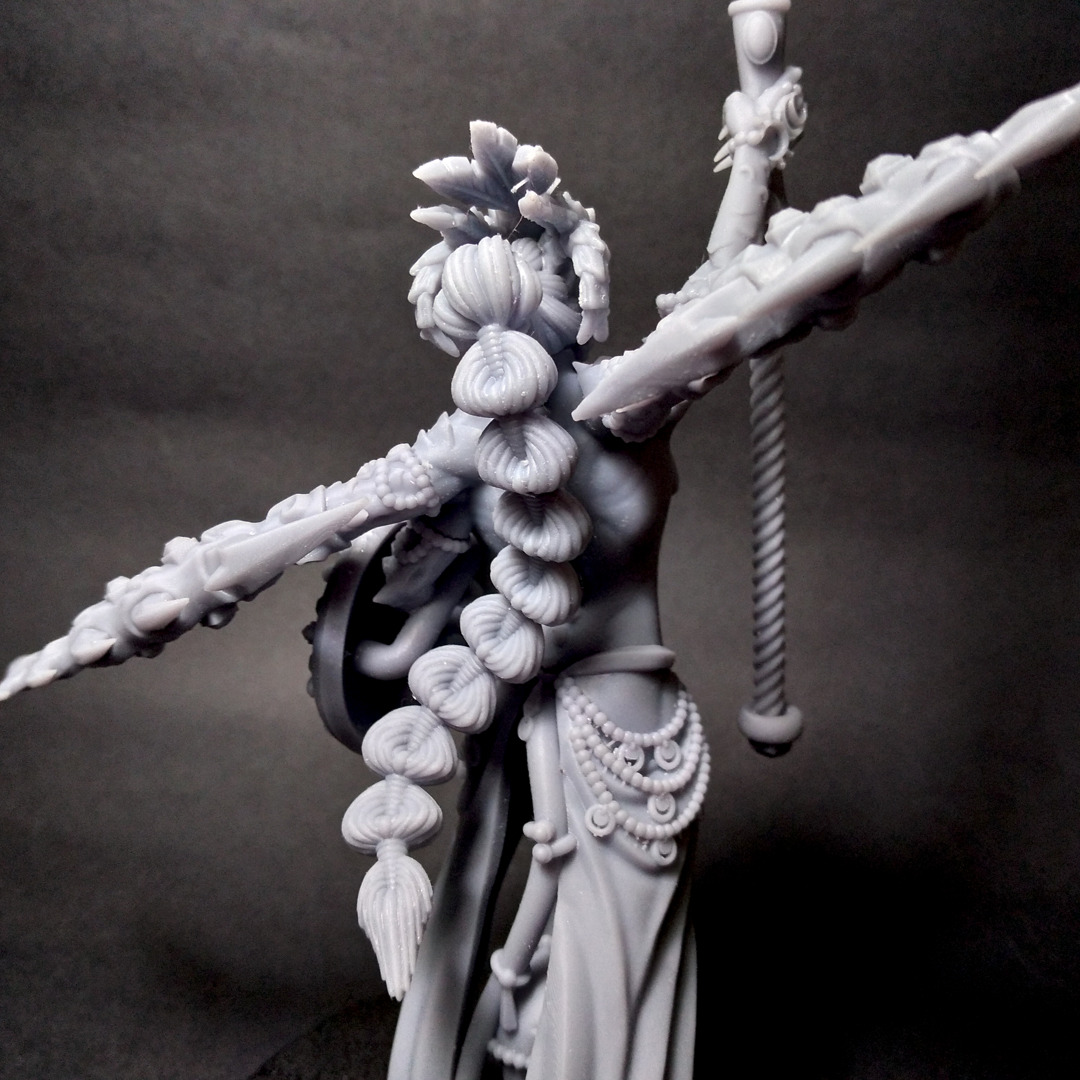 Champion Lord- Scourge Daemon - Multiple weapon options 3D print model_17