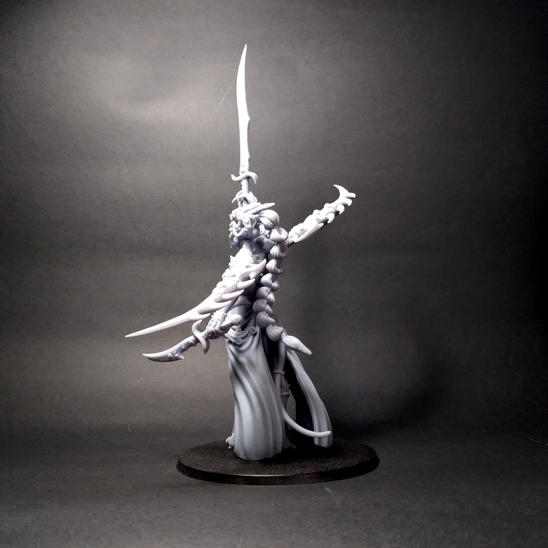 Champion Lord- Scourge Daemon - Multiple weapon options 3D print model_22
