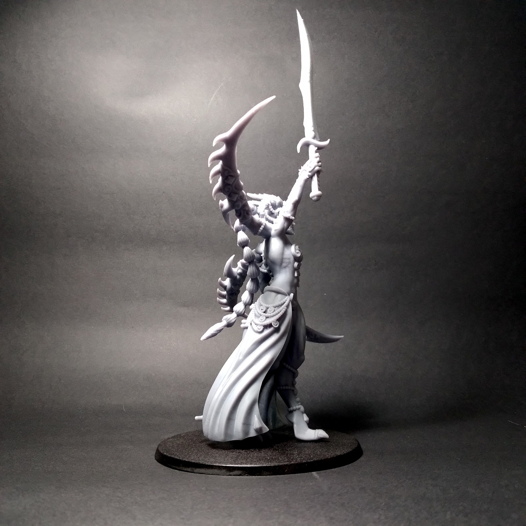 Champion Lord- Scourge Daemon - Multiple weapon options 3D print model_25