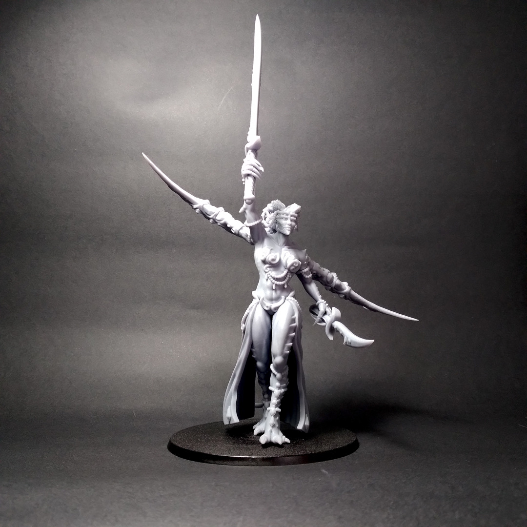 Champion Lord- Scourge Daemon - Multiple weapon options 3D print model_19