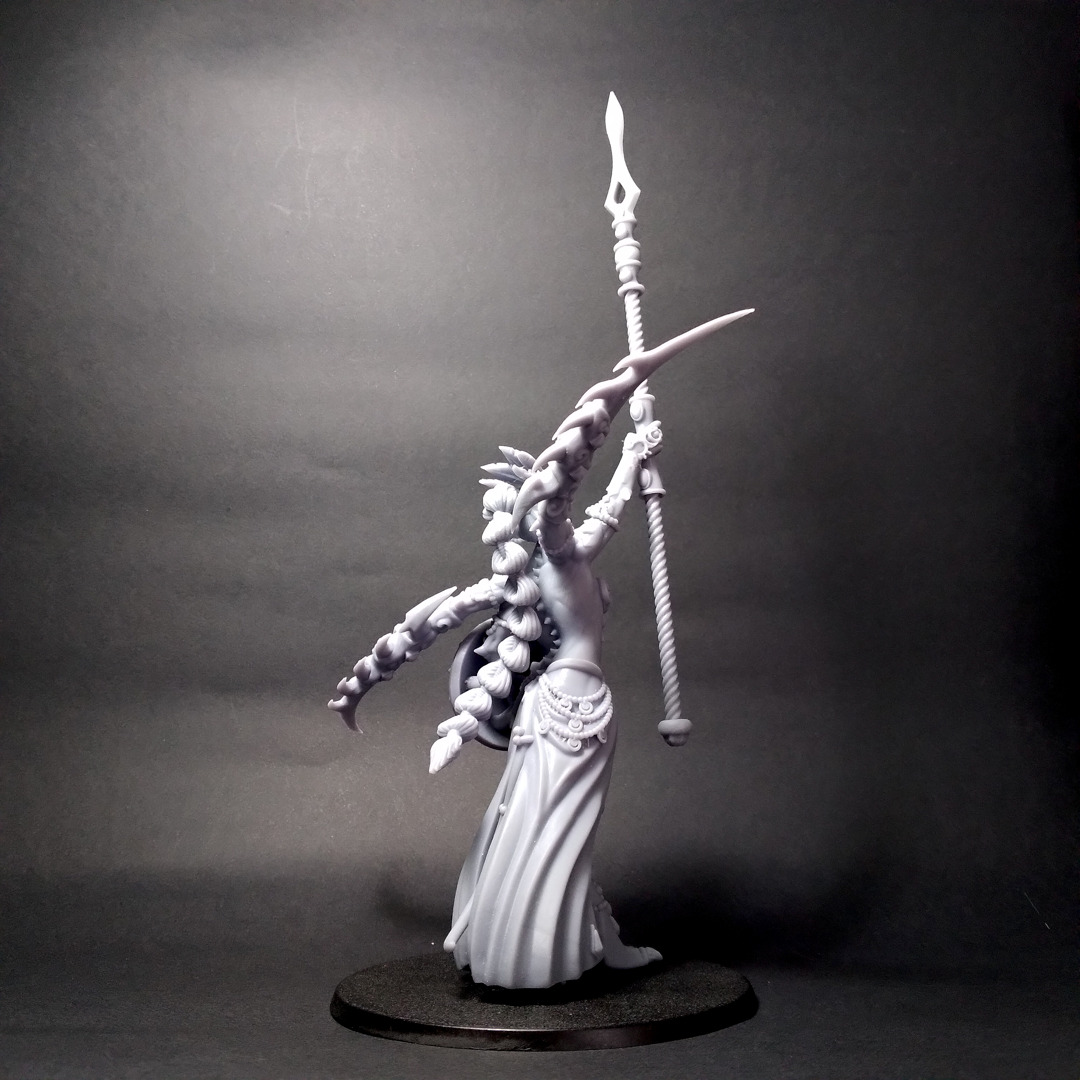 Champion Lord- Scourge Daemon - Multiple weapon options 3D print model_12