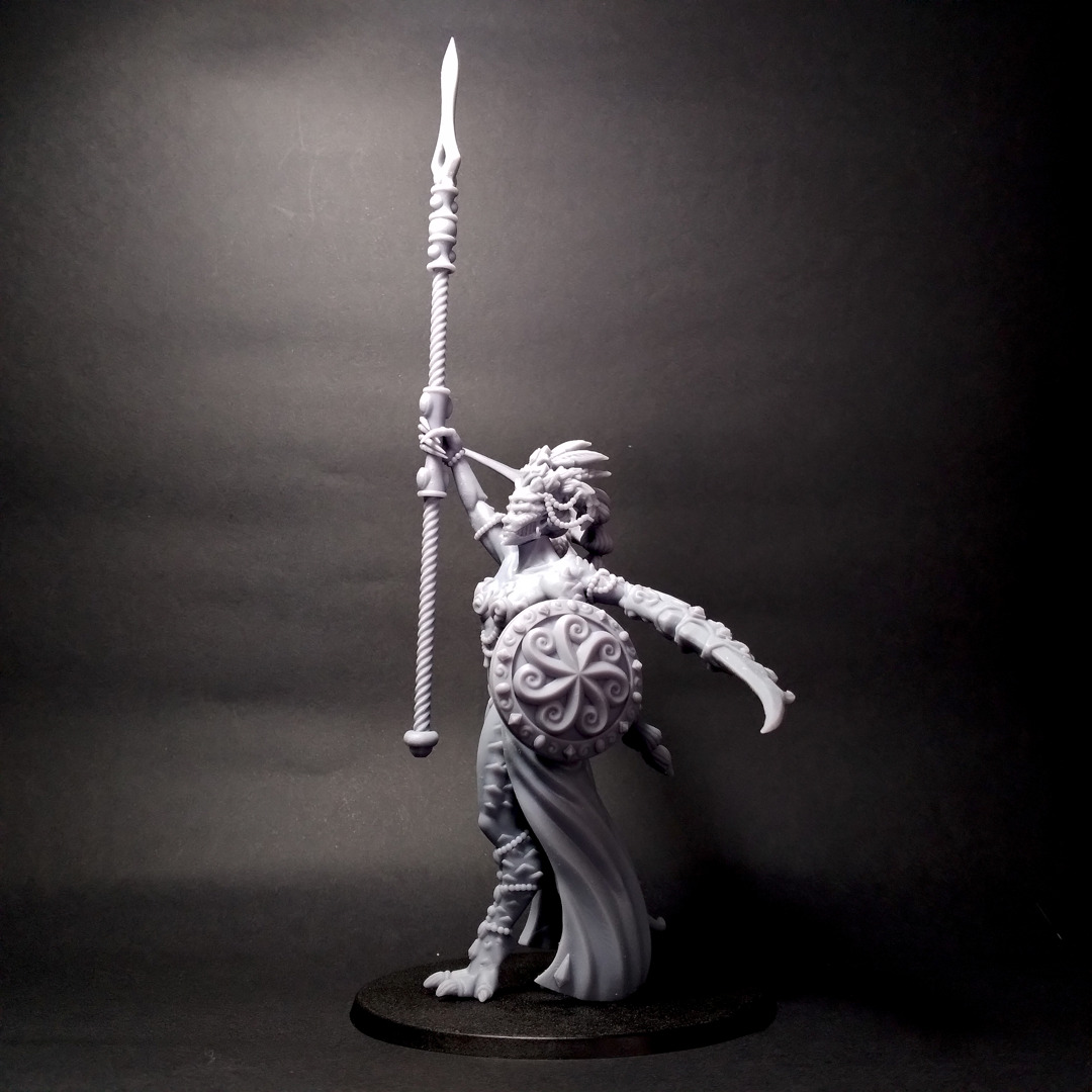 Champion Lord- Scourge Daemon - Multiple weapon options 3D print model_10