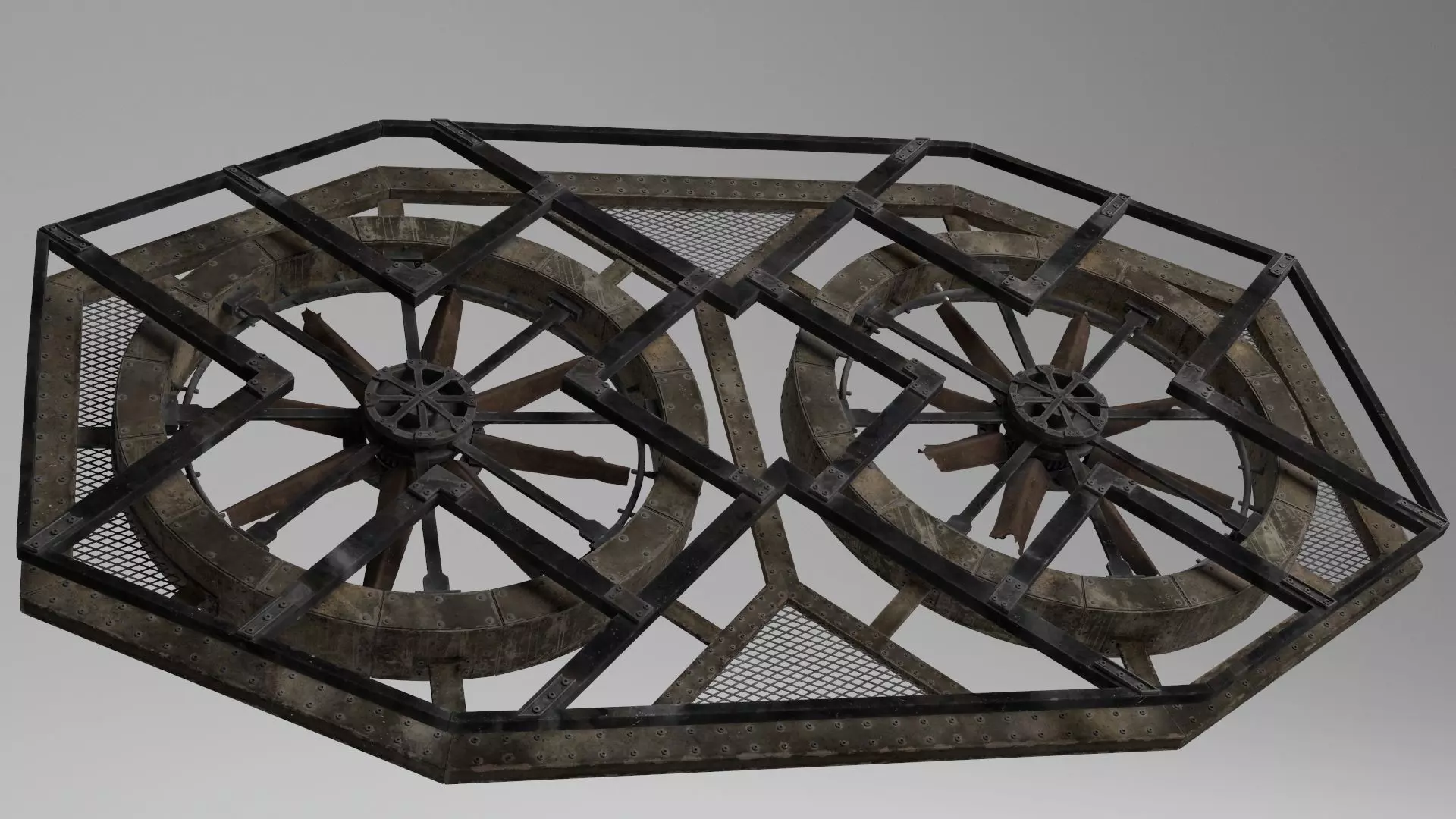 Old Ventilation system 3D model