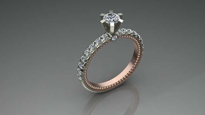 rings 3D print model