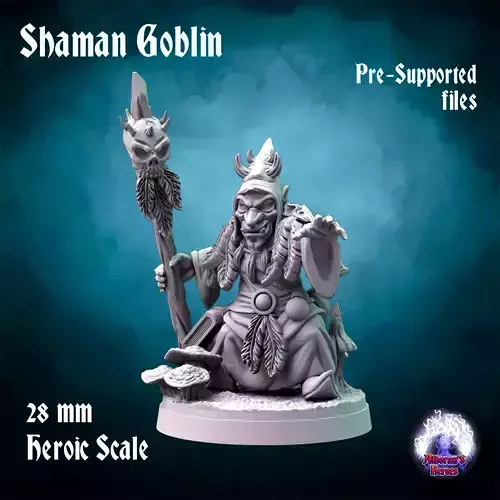 Shaman Goblin 3D print model