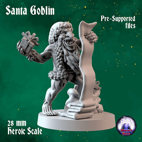 Santa Goblin 3D print model