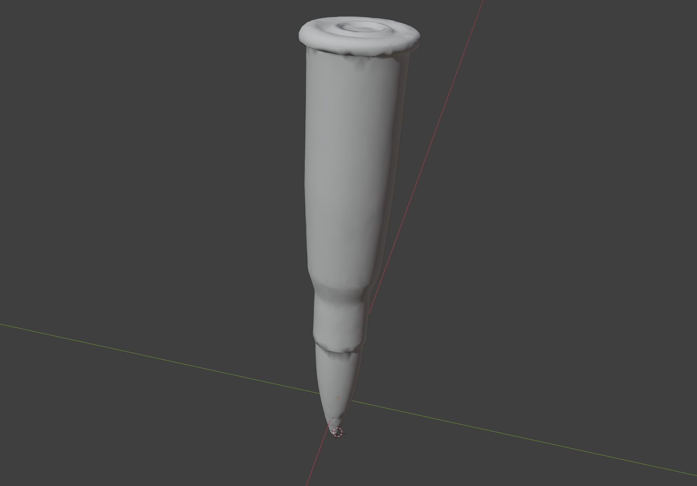 rifle bullet Low-poly 3D model_1