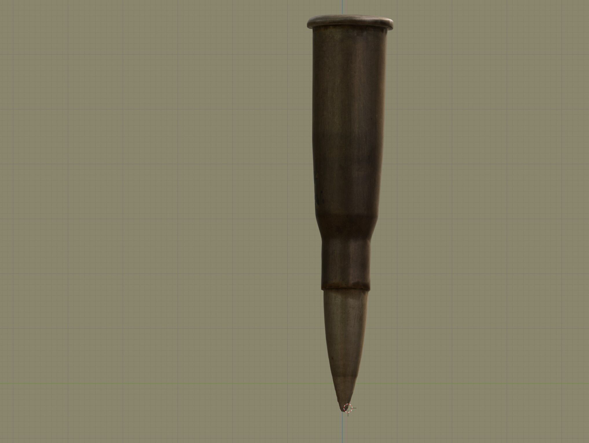 rifle bullet Low-poly 3D model_7
