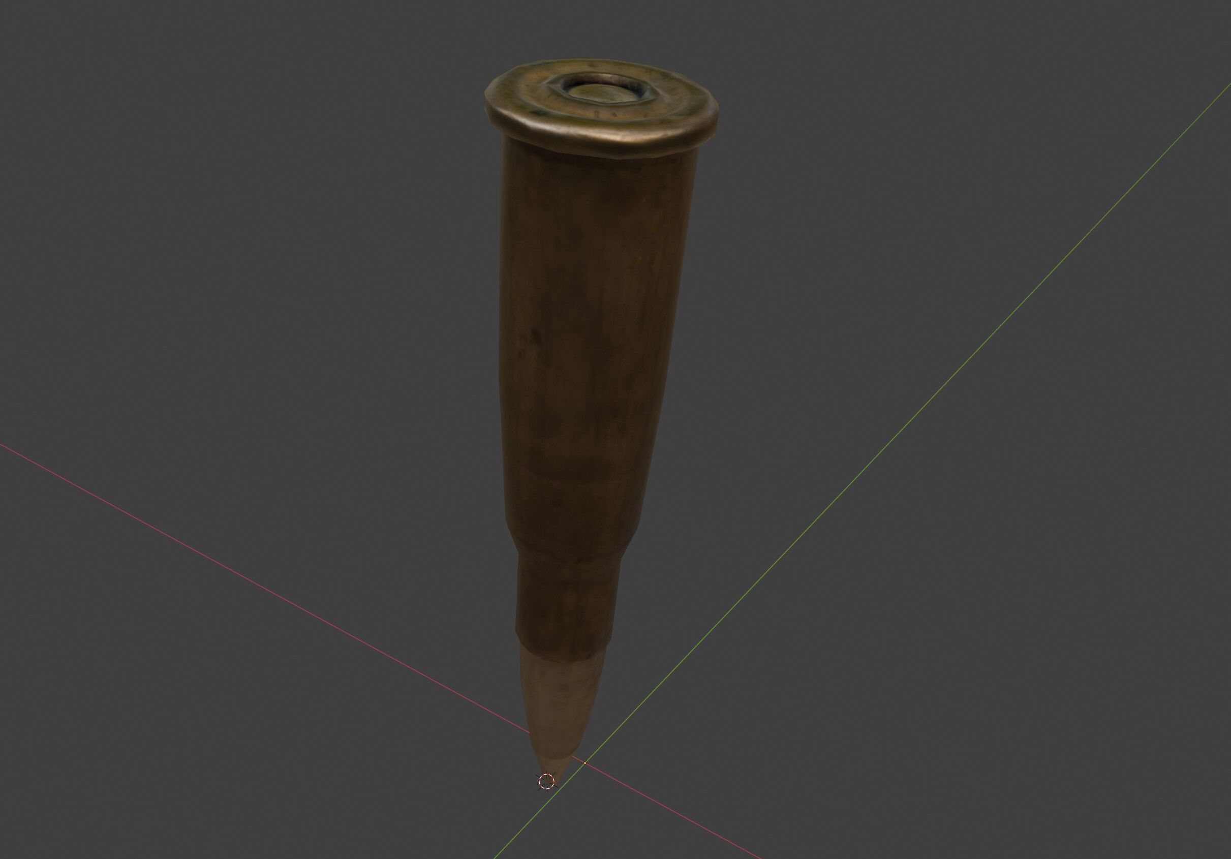 rifle bullet Low-poly 3D model_5
