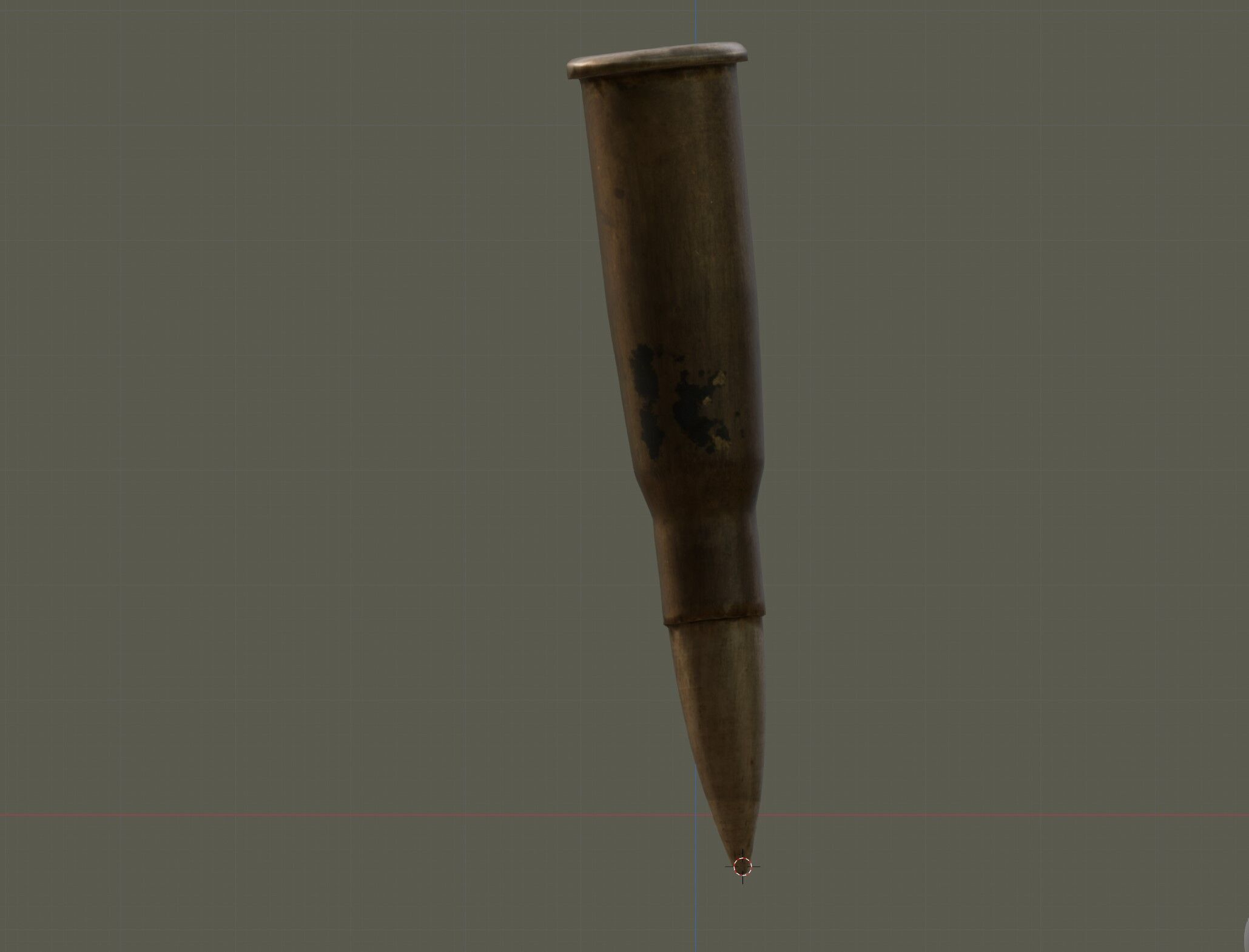 rifle bullet Low-poly 3D model_6