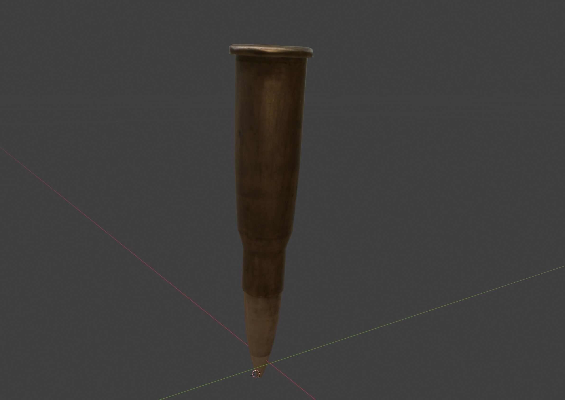 rifle bullet Low-poly 3D model_4
