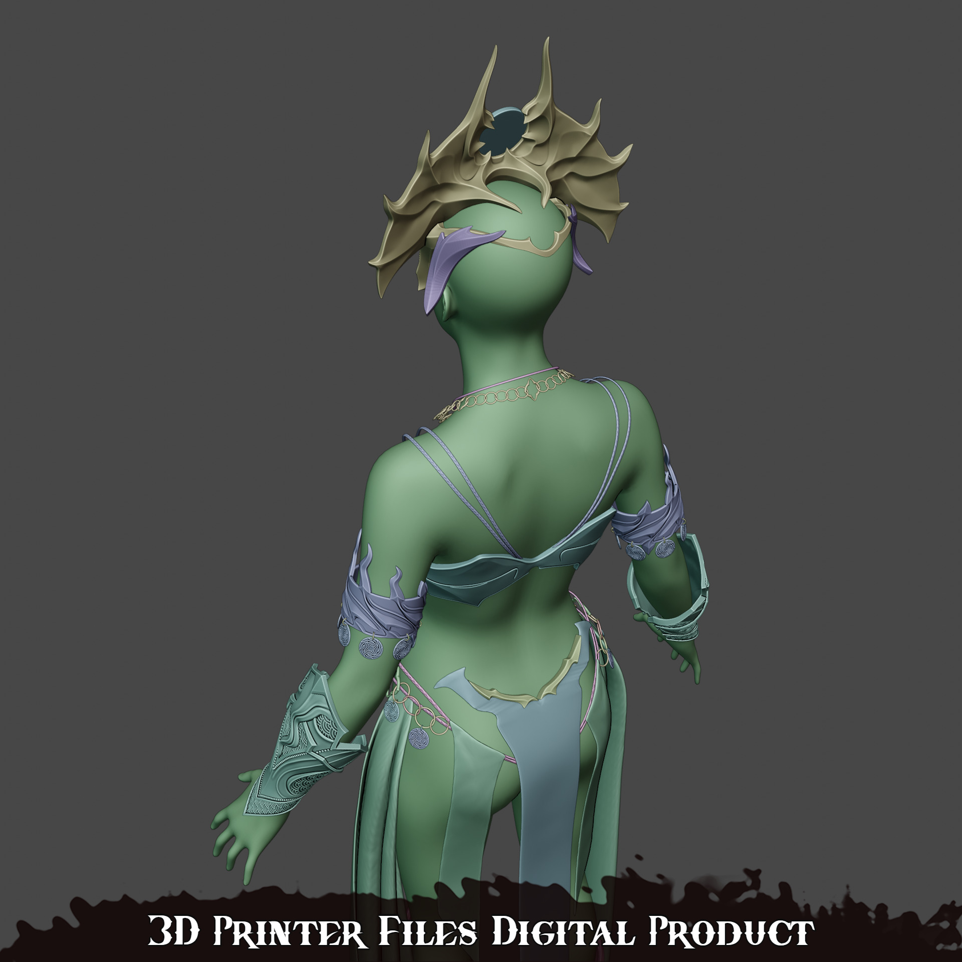 Fantasy Shar Cosplay Accessories Baldurs Gate 3 3D print model_24