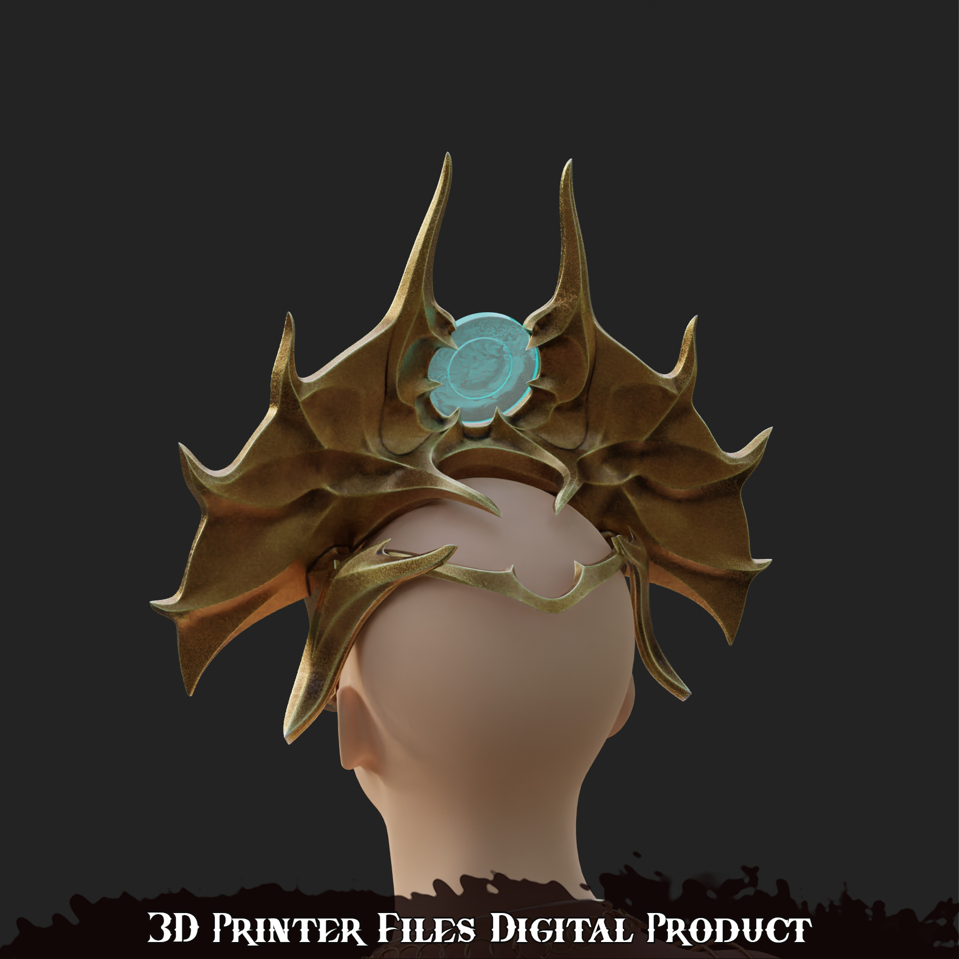 Fantasy Shar Cosplay Accessories Baldurs Gate 3 3D print model_12