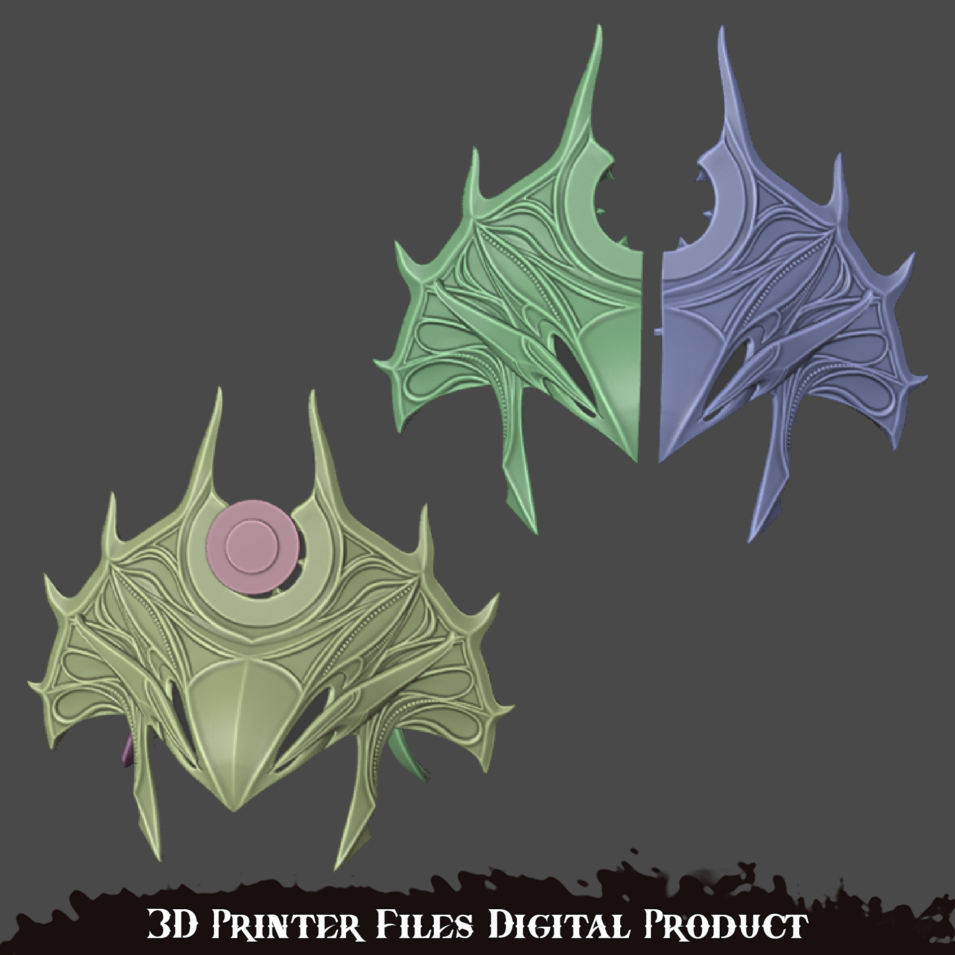 Fantasy Shar Cosplay Accessories Baldurs Gate 3 3D print model_31