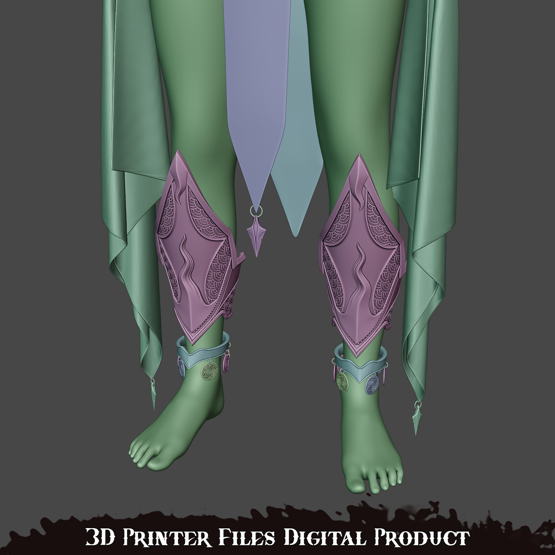 Fantasy Shar Cosplay Accessories Baldurs Gate 3 3D print model_25