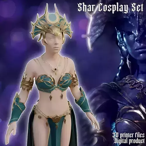 Fantasy Shar Cosplay Accessories Baldurs Gate 3 3D print model