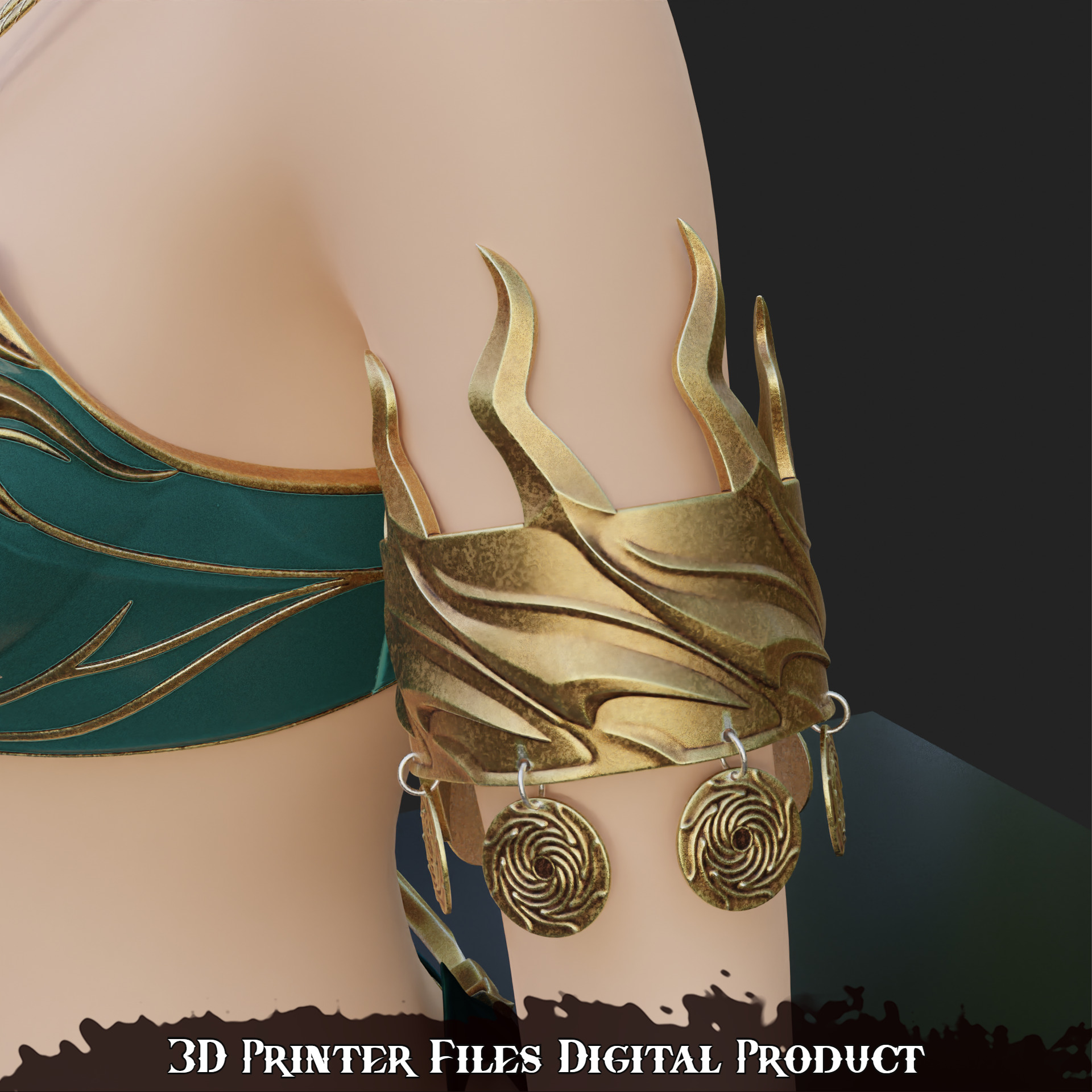 Fantasy Shar Cosplay Accessories Baldurs Gate 3 3D print model_13