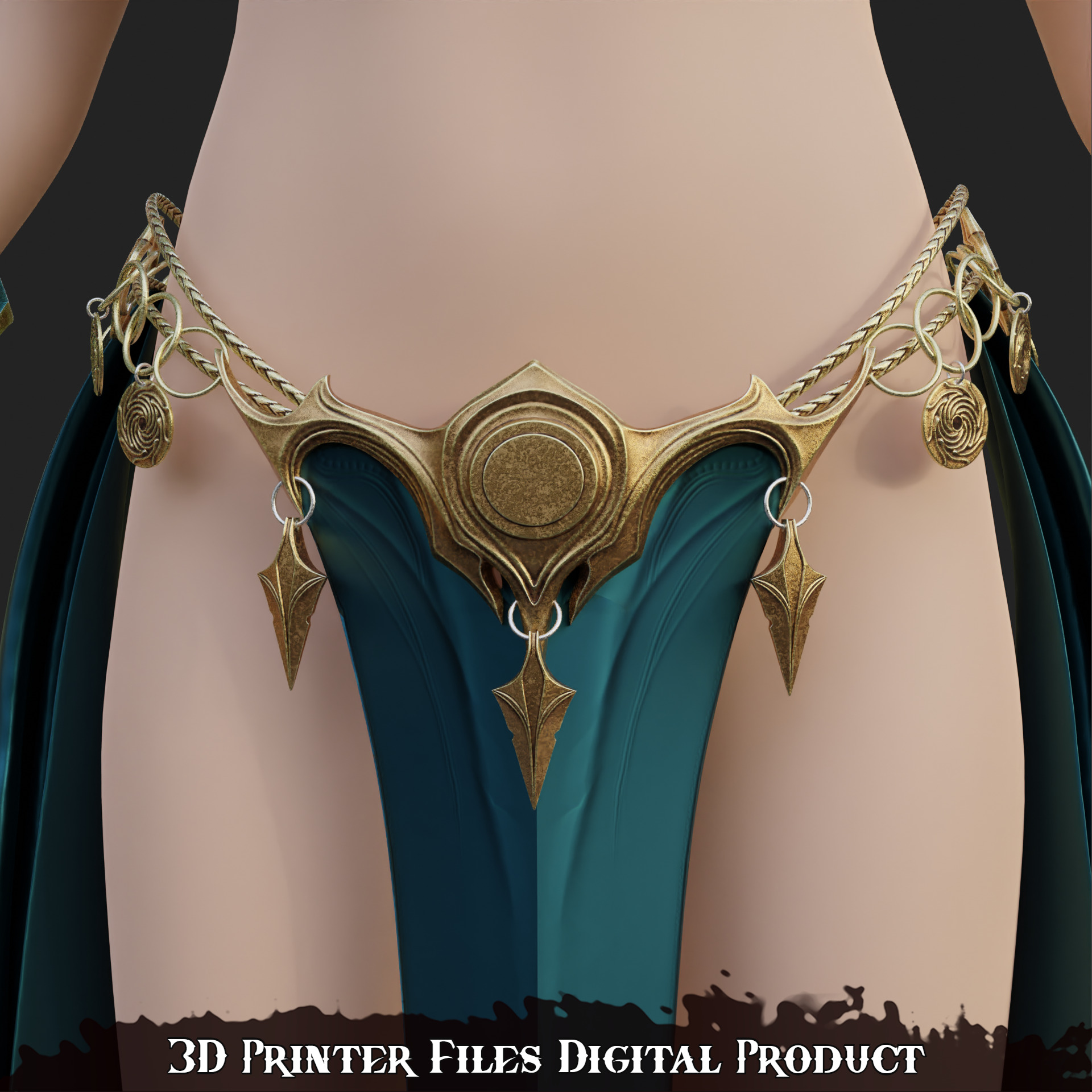 Fantasy Shar Cosplay Accessories Baldurs Gate 3 3D print model_8
