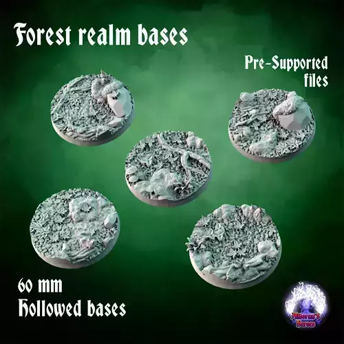 Forest realm bases - 60mm