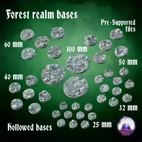 Forest realm bases - Pack
