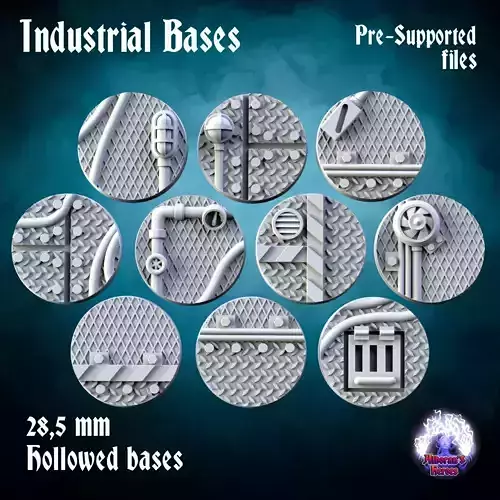 Industrial bases - 28mm