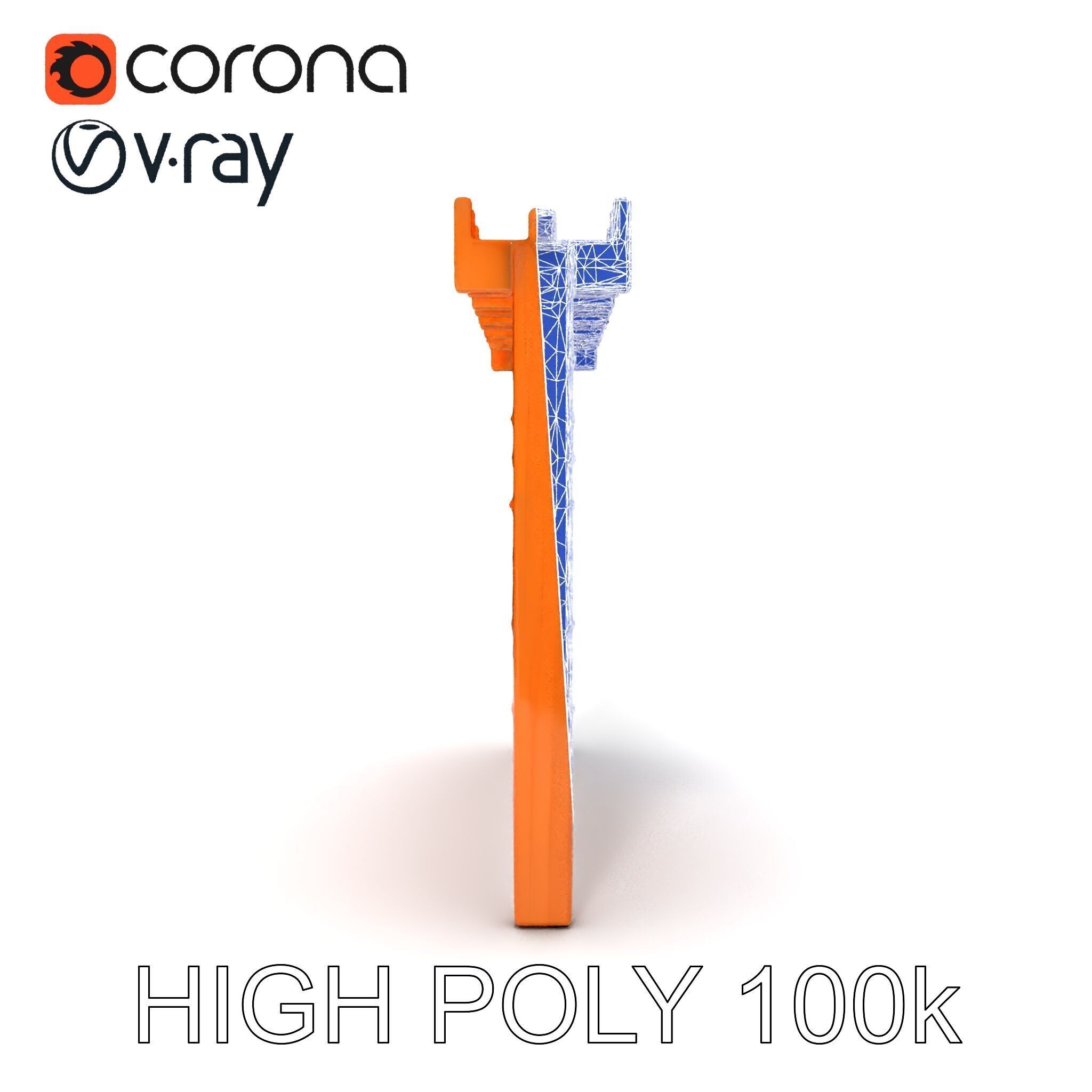 Wooden Lattice Fence Model Pack for Gardens and Exterior Design Low-poly 3D model_34