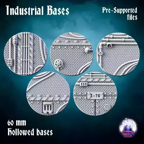 Industrial bases - 60mm