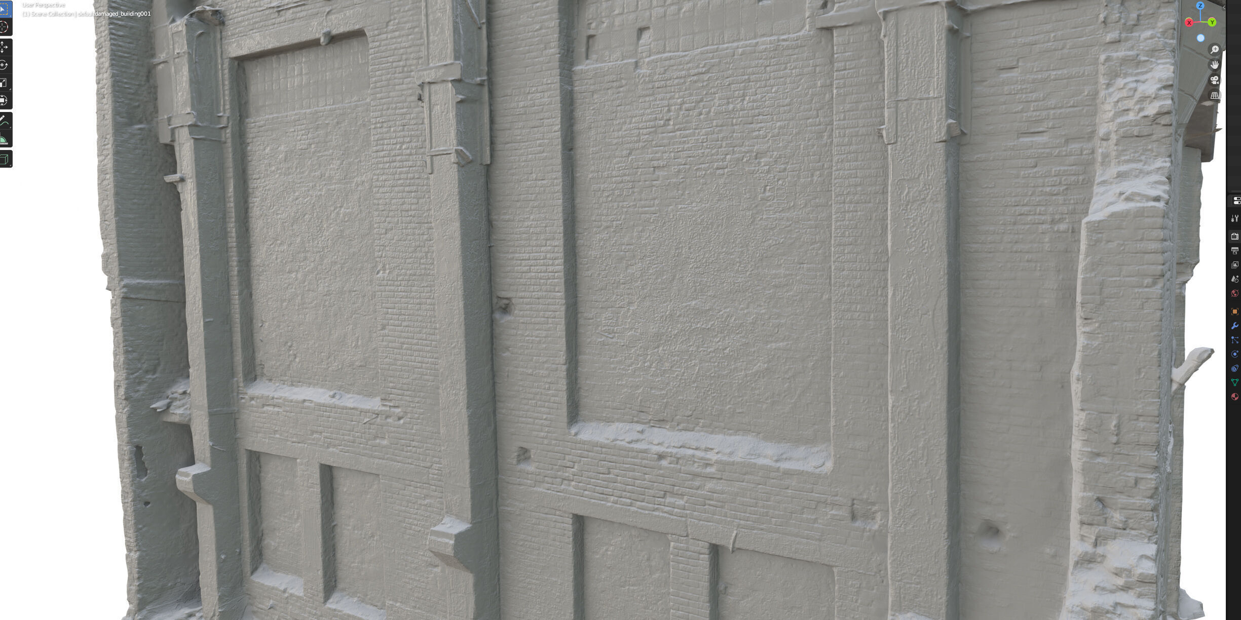 Destroyed industrial building 01 3D model_20