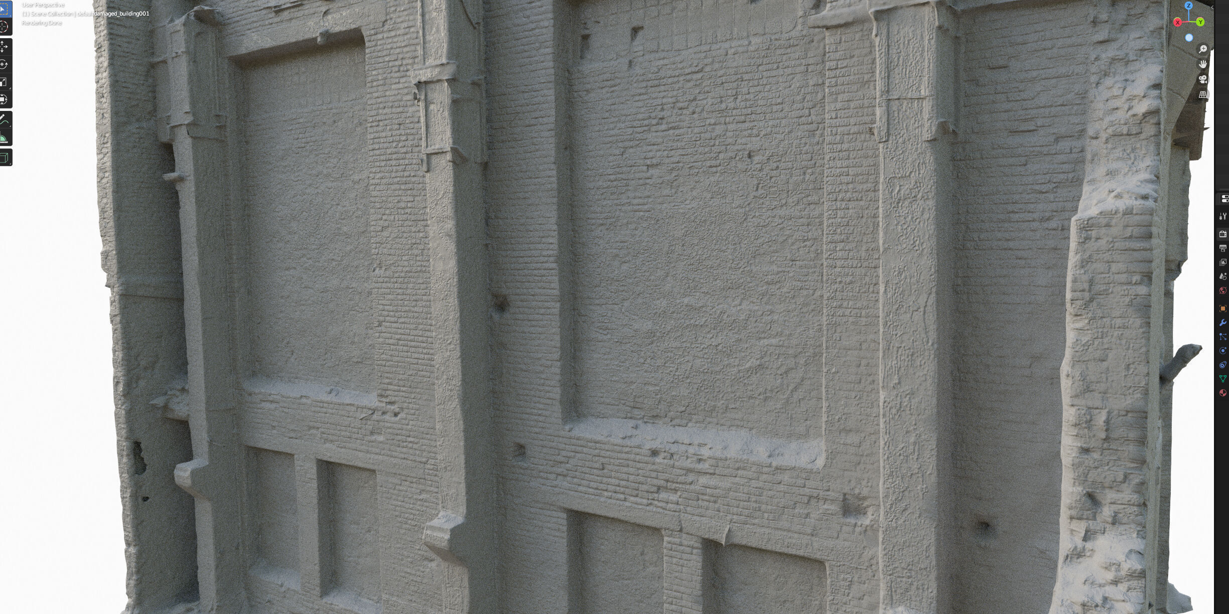 Destroyed industrial building 01 3D model_25