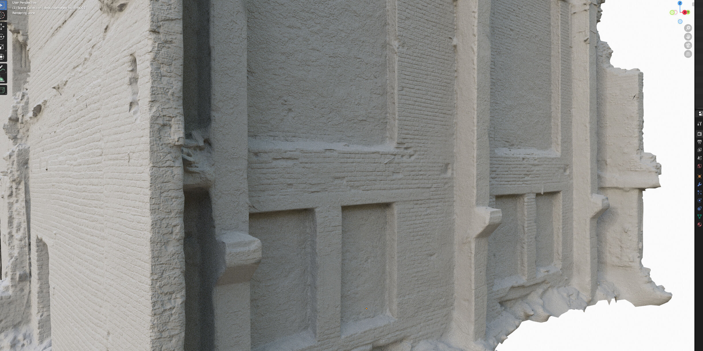 Destroyed industrial building 01 3D model_7