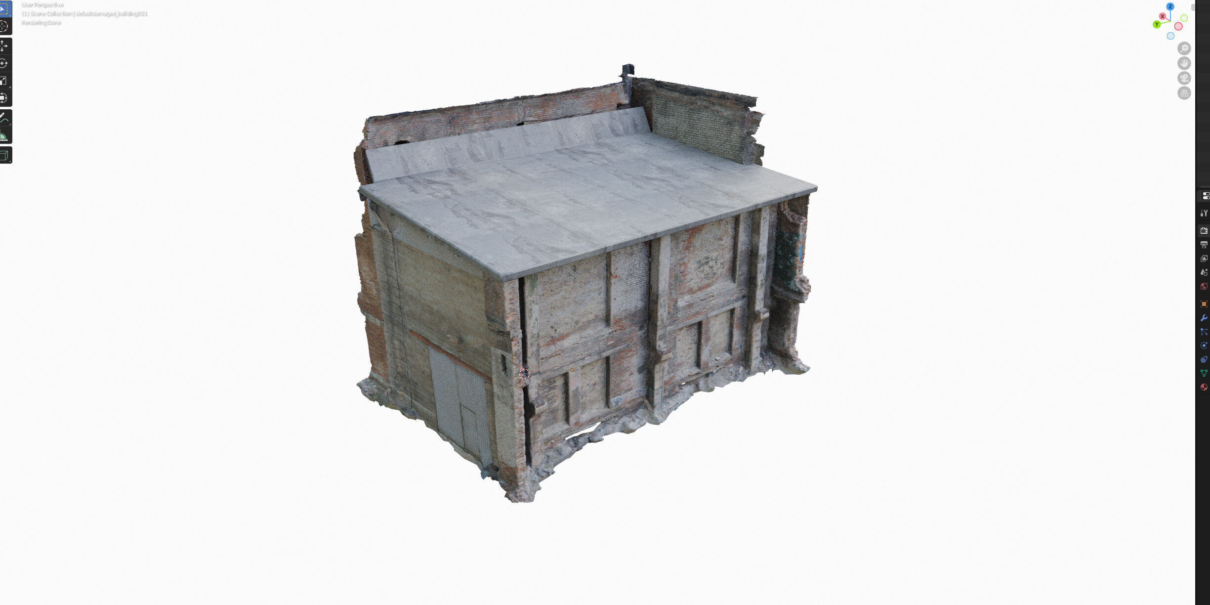 Destroyed industrial building 01 3D model_14