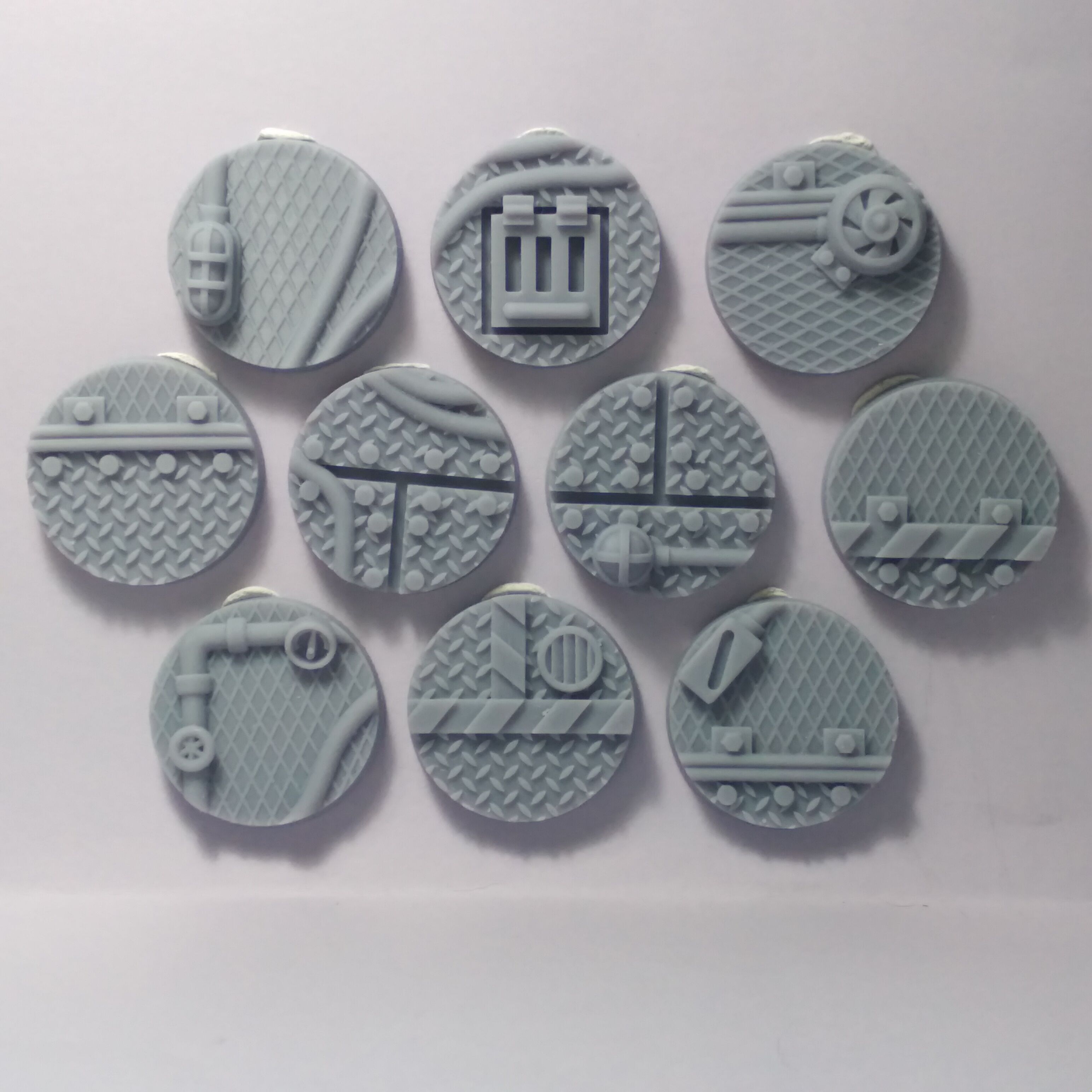 Industrial bases - Pack 3D print model_7
