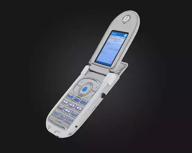 Retro Flip Phone  Icon of Early 2000s Communication