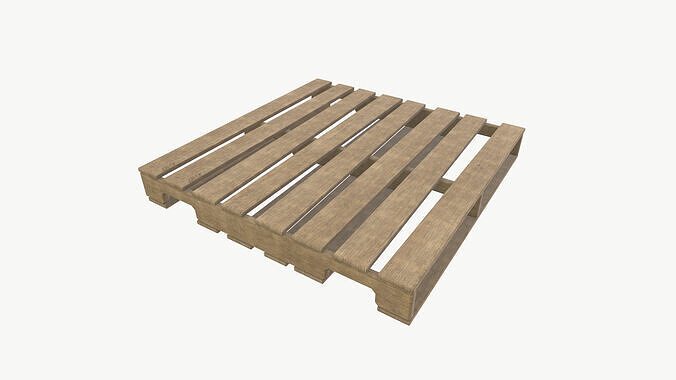 Wooden pallet 3D model