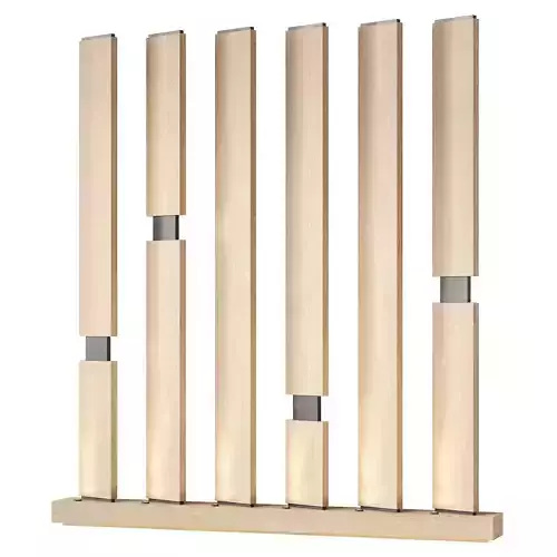 RJ Easy Design Wooden Partitions 02 3D model
