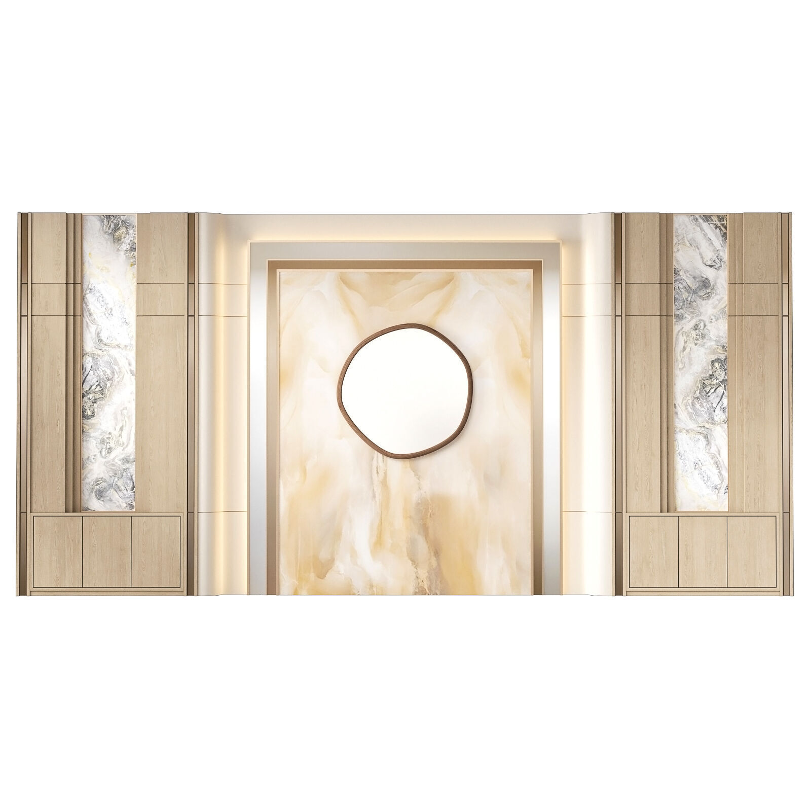 RJ Easy Design decorative wall 01 3D model_1