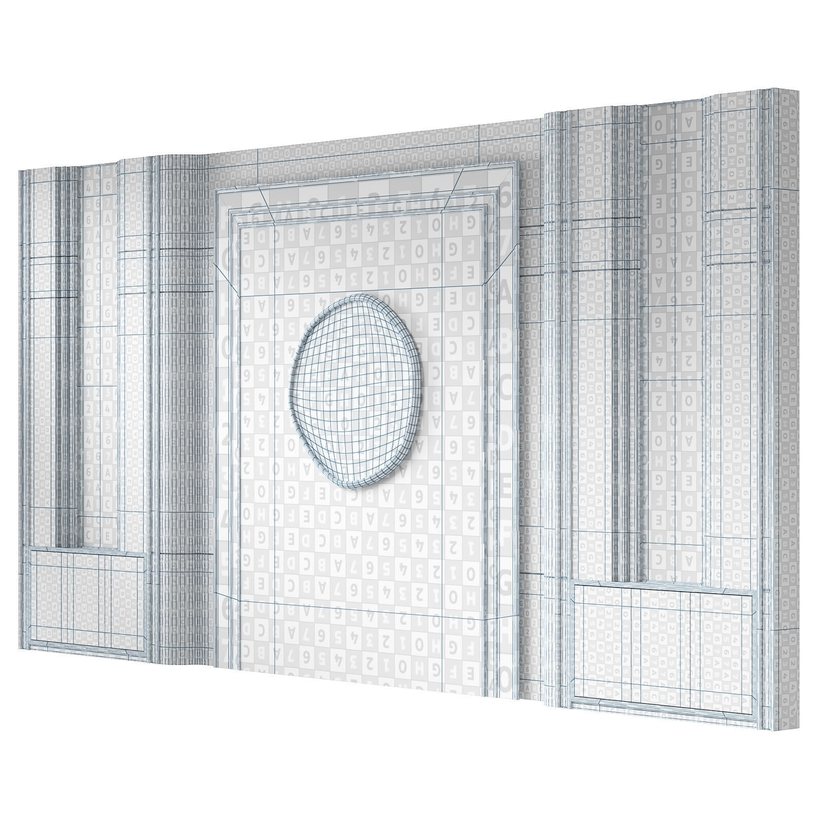 RJ Easy Design decorative wall 01 3D model_7