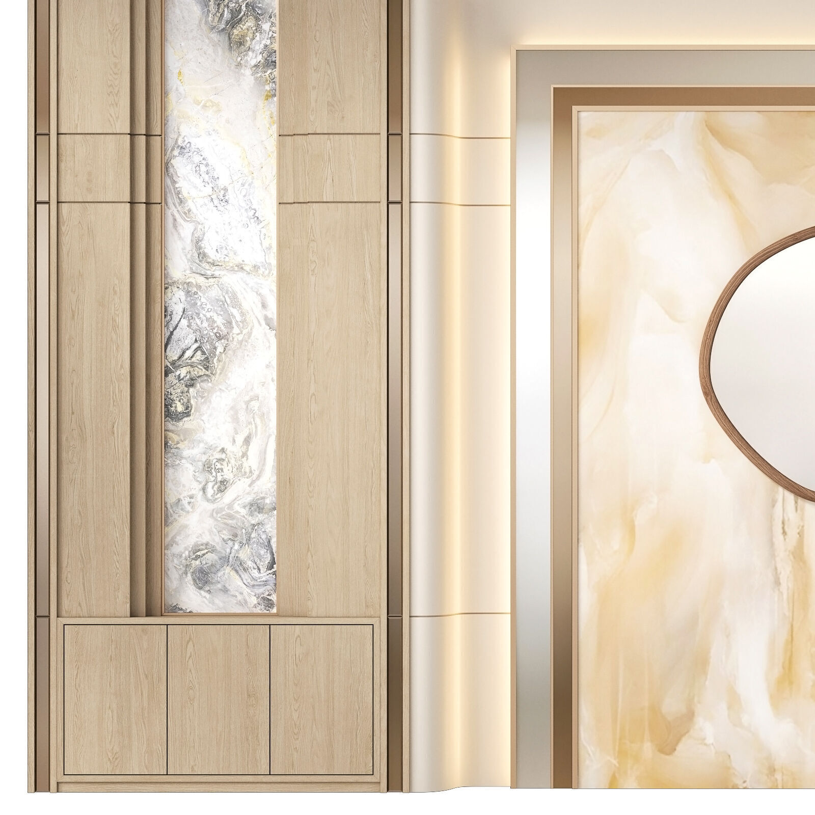 RJ Easy Design decorative wall 01 3D model_3