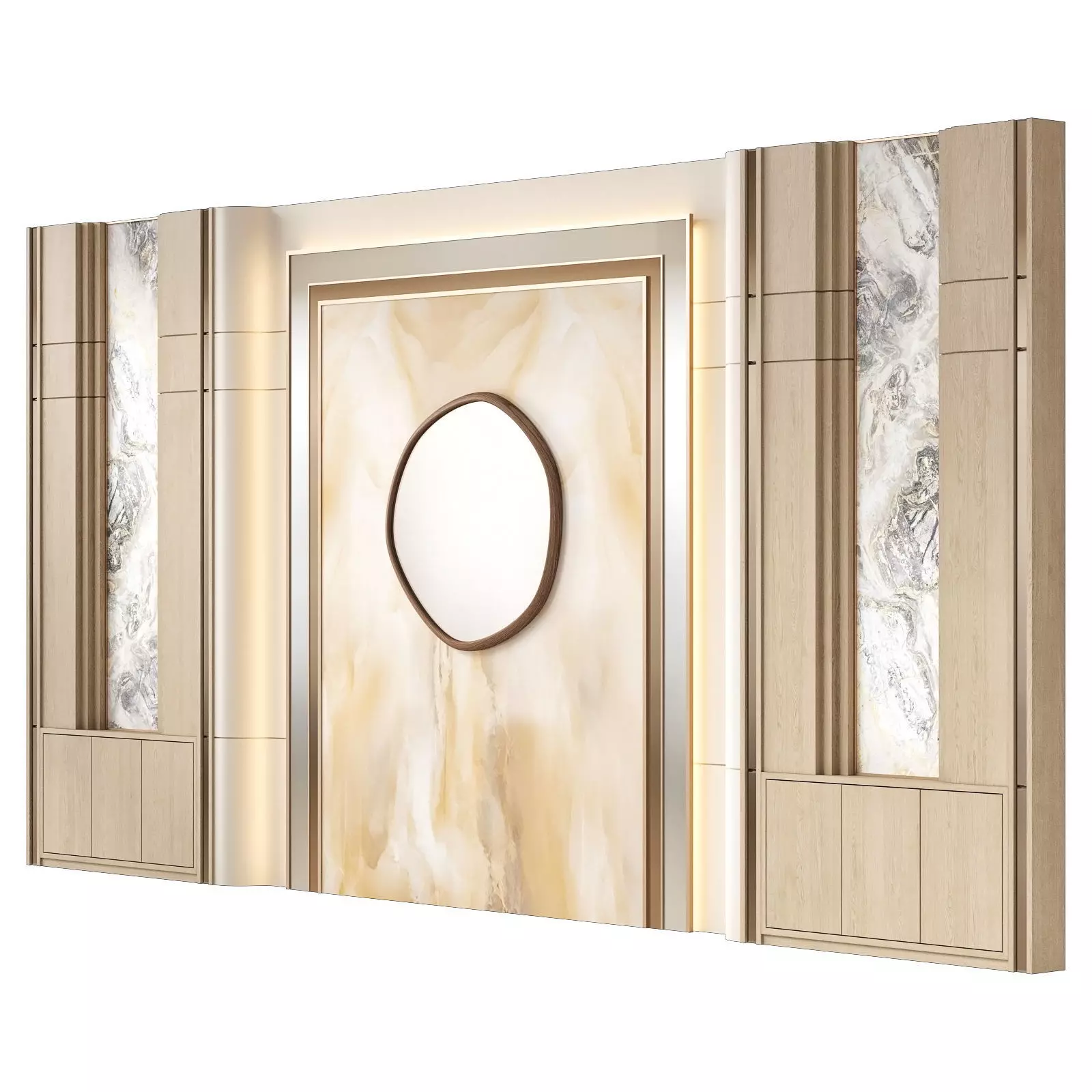 RJ Easy Design decorative wall 01 3D model_0