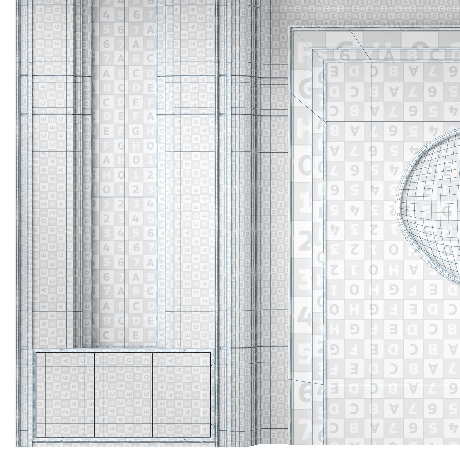 RJ Easy Design decorative wall 01 3D model_8