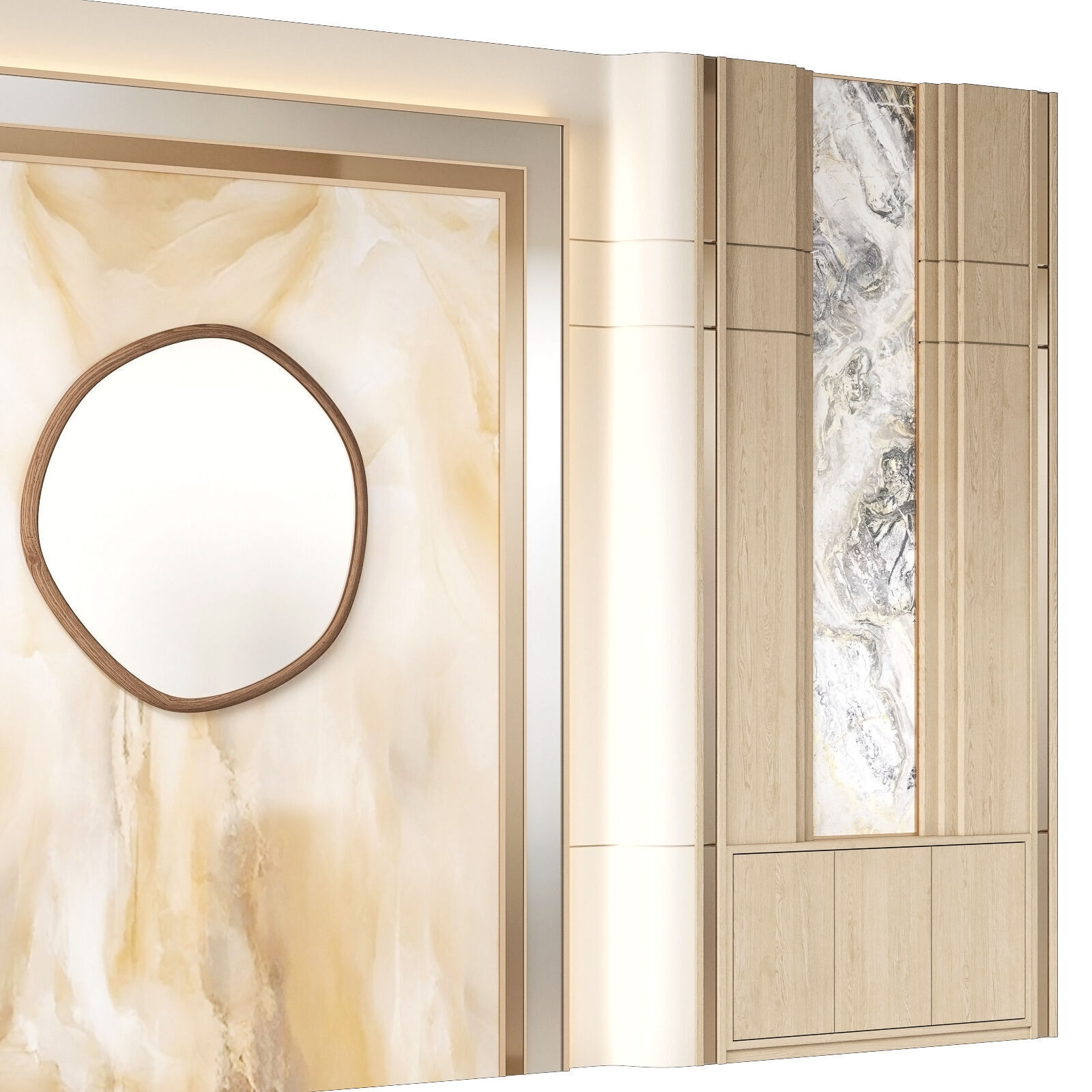 RJ Easy Design decorative wall 01 3D model_4