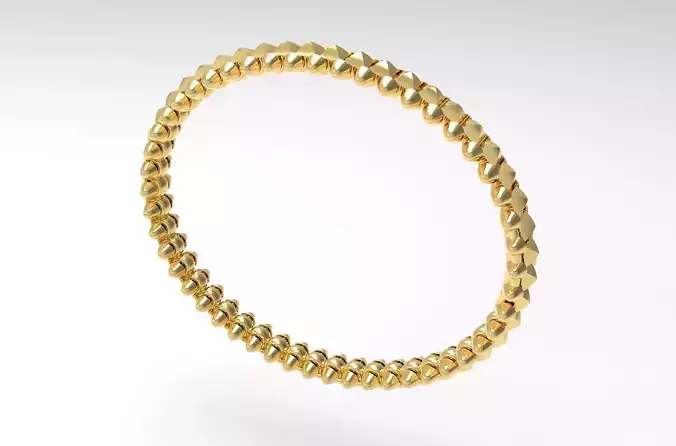 Clash Bracelet 170mm 17Size 3D print model