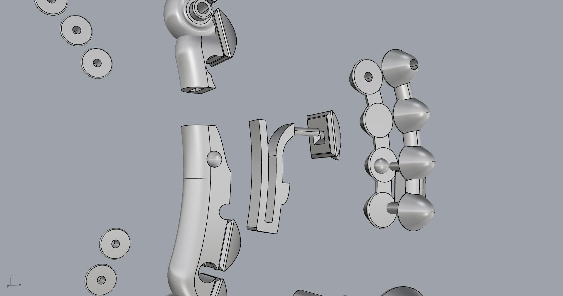 Clash Bracelet 170mm 17Size 3D print model_21