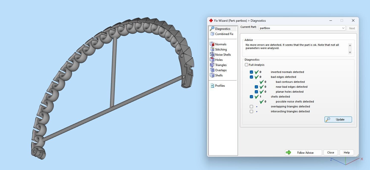 Clash Bracelet 170mm 17Size 3D print model_25
