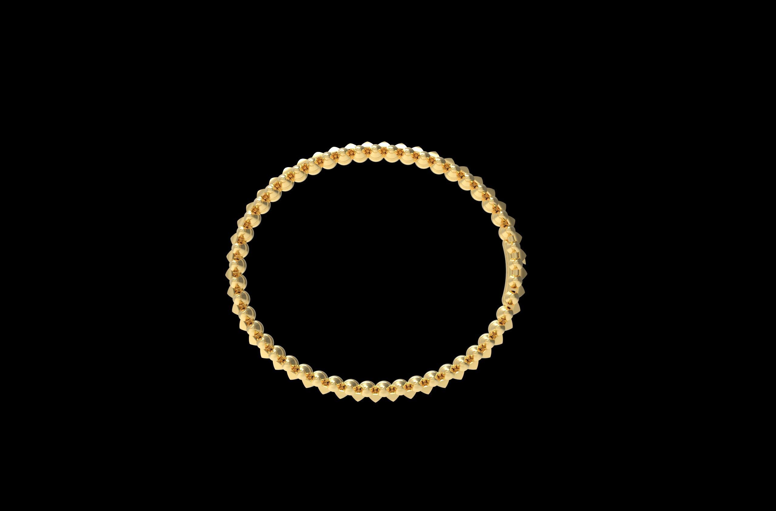 Clash Bracelet 170mm 17Size 3D print model_6